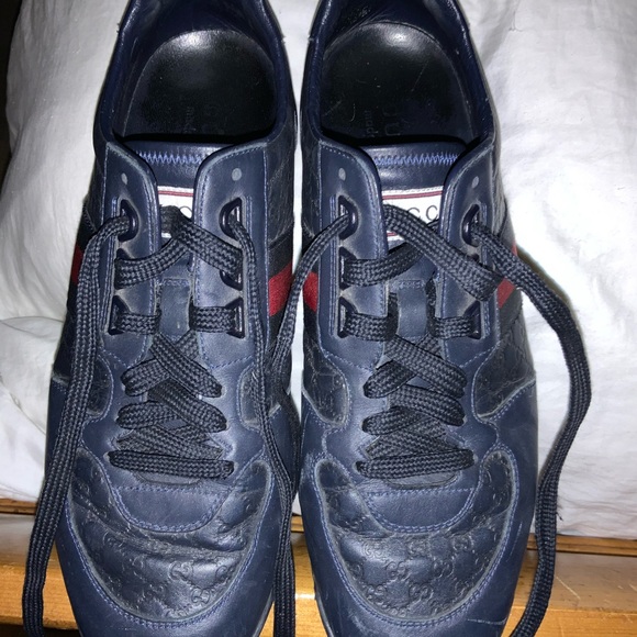 Gucci blue sneakers